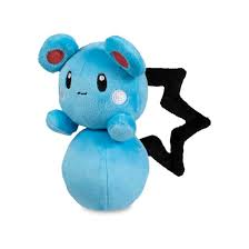 Azurill Sitting Cuties Plush - 6 ¼ In.